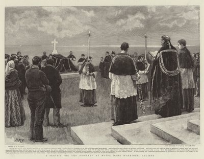 アルジェノートルダムダフリークで溺死した人のためのサービス 作： Henry Marriott Paget